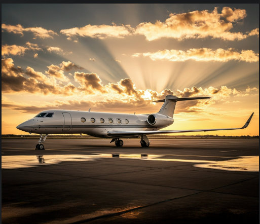 Private Jet on Tarmac